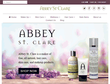 Tablet Screenshot of abbeystclare.com